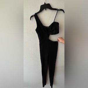 Fashion Nova Black Jumpsuit Size Small